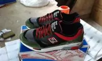 new balance trail streetwear sneaker green red